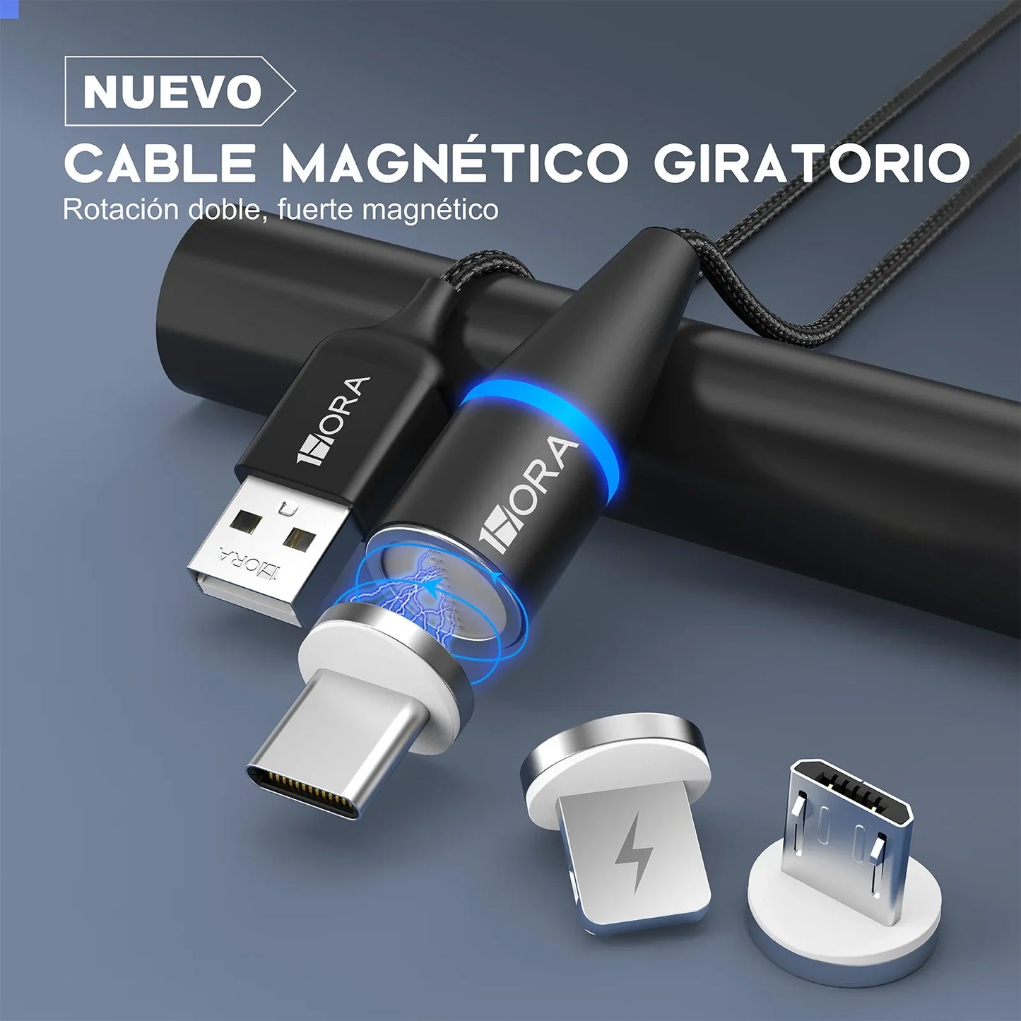 💯 NUEVO PRODUCTO | Cable de Carga Magnética 3 en 1