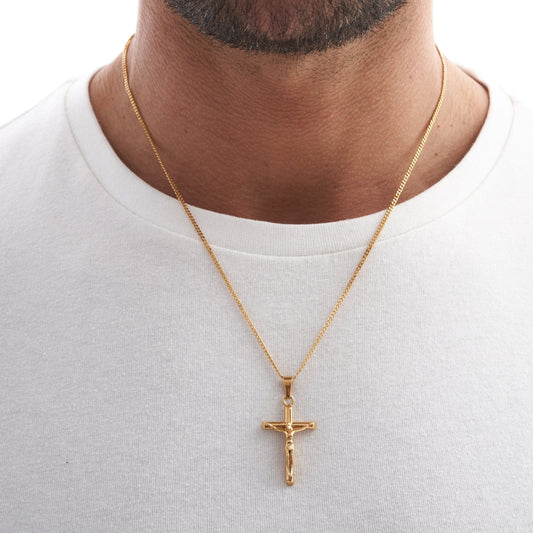 Collar 'Crucifix' (Oro)