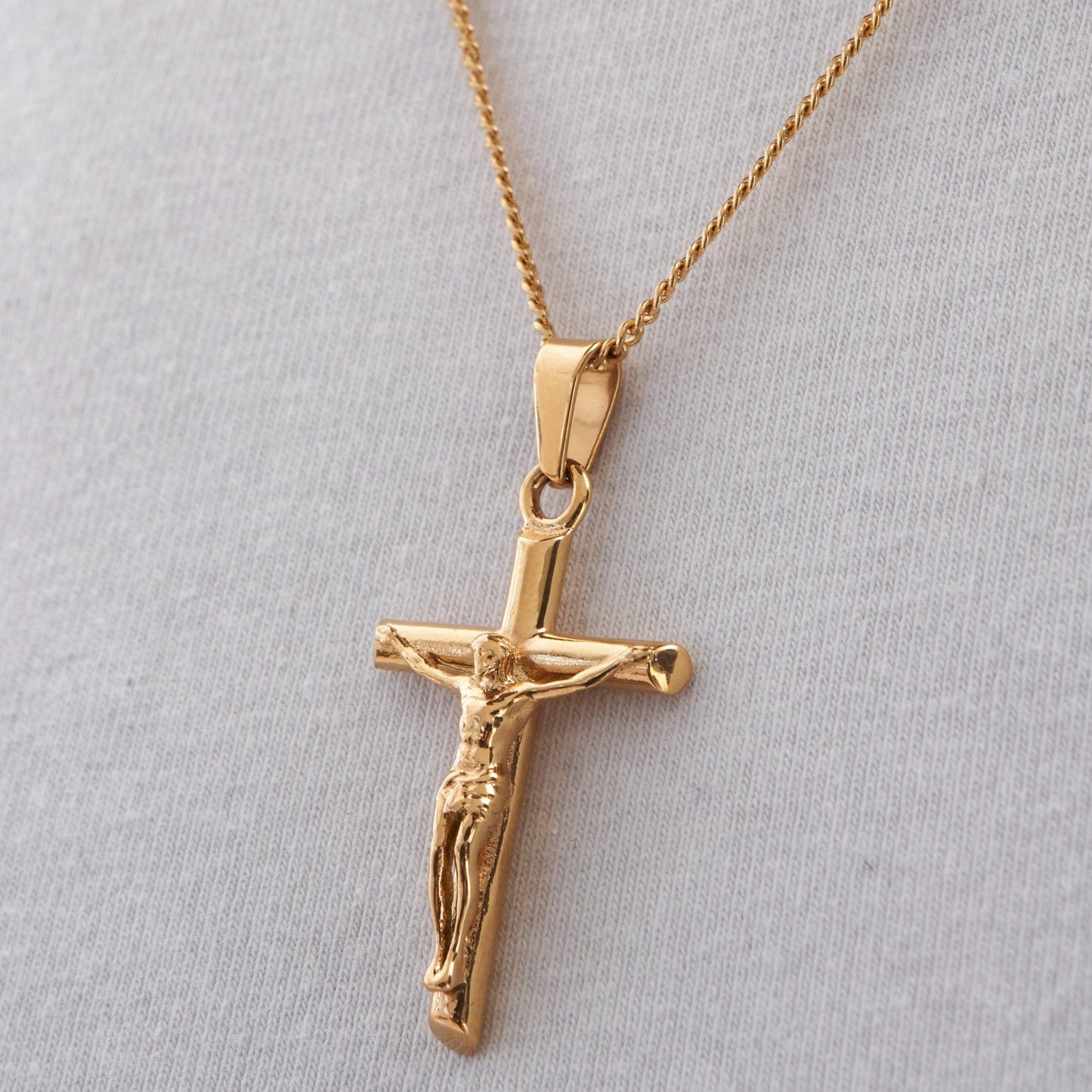 Collar 'Crucifix' (Oro)