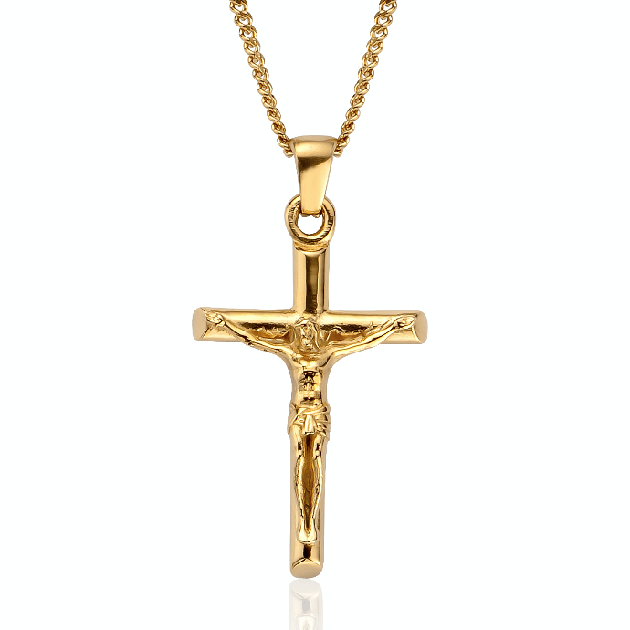 Collar 'Crucifix' (Oro)